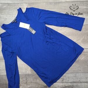 Cable & Gauge Cold Shoulder Long Sleeve Top Size M